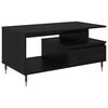 vidaXL Kava Stol Crni hrast 90 x 49 x 45 cm Konstruirano drvo