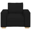 vidaXL Sofa fotelja crna 100x78x84 cm tkanina