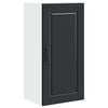 vidaXL Ormar za Zid PORTO Crna 40 x 31 x 80 cm Konstruirano drvo