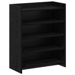 vidaXL Ormar za cipele Crni hrast 73,5 x 36 x 92 cm Konstruirano drvo