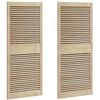 vidaXL Ormarna vrata s vratima 2 pcs Prirodna 140,5 x 2,1 x 59,5 cm