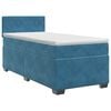vidaXL Boxspring krevet s madracem Tamno plava 80 x 200 cm Bar&scaron;un
