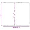 vidaXL Cerada s rupama *Transparent*an 10 x 12 m Polietilen