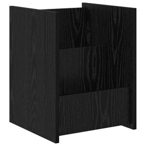 vidaXL Polica za časopise Crni hrast 35 x 35 x 45 cm Konstruirano drvo