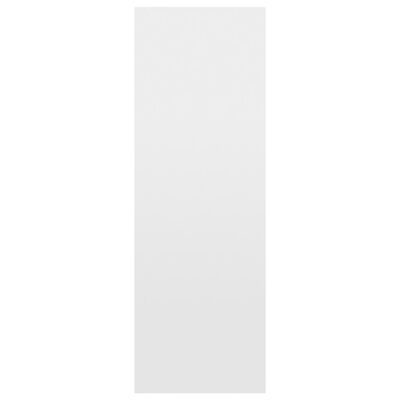 vidaXL Ormarić za knjige / komoda sjajna bijela 66x30x98 cm iverica