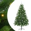 vidaXL Božićno drvce s 300 LED svjetlima s stalakom Zelena 180 cm PE