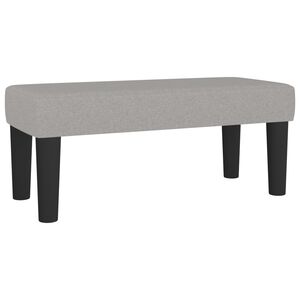 vidaXL Klupa svjetlosiva 70 x 30 x 30 cm od tkanine