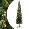 vidaXL Umjetno tanko božićno drvce s 300 LED žarulja 240 cm