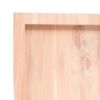 vidaXL Stolna ploča 200x60x(2-4) cm od netretirane masivne hrastovine