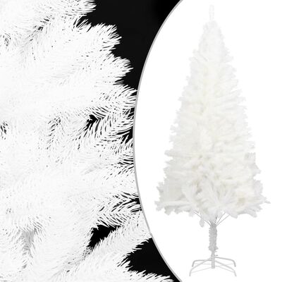 vidaXL Umjetno osvijetljeno božićno drvce bijelo 240 cm