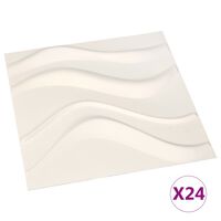 vidaXL Zidni paneli 3D 24 kom 0,5 x 0,5 m 6 m²
