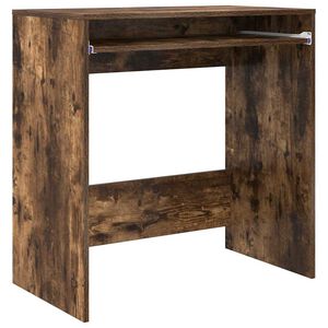 vidaXL Stol Dimljeni hrast Konstruirano drvo 77.5 x 43 x 79 cm