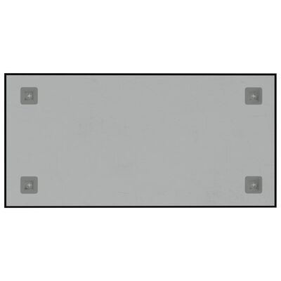 vidaXL Zidna magnetna ploča crna 60 x 30 cm od kaljenog stakla