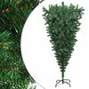 vidaXL Božićna drvca PVC, Steel Zelena