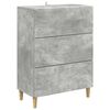 vidaXL Ormar s ladicama Betonska siva 66 x 34,5 x 90 cm