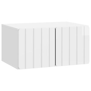 vidaXL TV ormar za zid 59,5 x 41 x 30 cm Bijela visokog sjaja