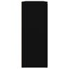 vidaXL Komoda crna 91 x 29,5 x 75 cm od konstruiranog drva