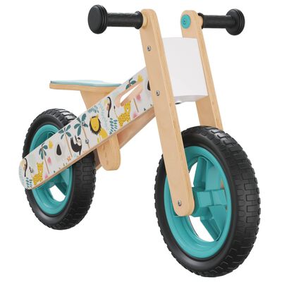 vidaXL Dječji bicikl za ravnotežu plavi s uzorkom