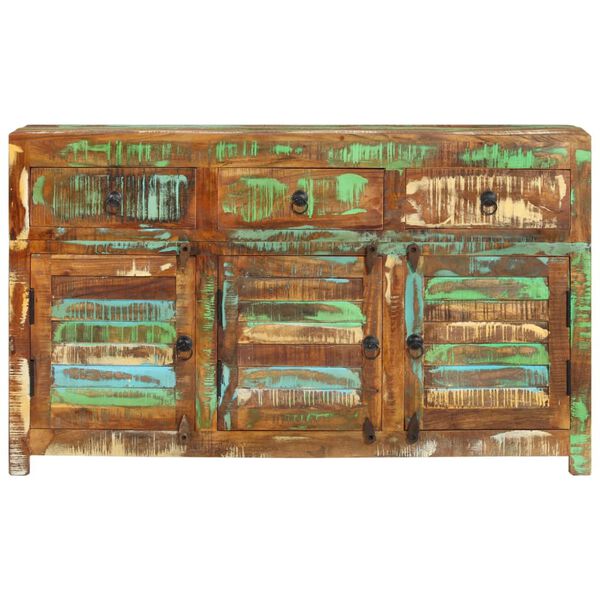 vidaXL Komoda od masivnog obnovljenog drva 110 x 30 x 65 cm