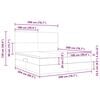 vidaXL Krevet s od storage s madracem Krema 200 x 200 cm Lažna koža