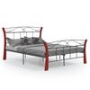vidaXL Okvir za krevet crni metalni 120 x 200 cm