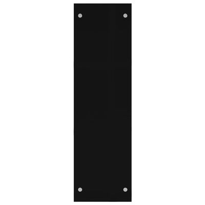 vidaXL Stalak za drva za ogrjev crni 80 x 35 x 120 cm stakleni