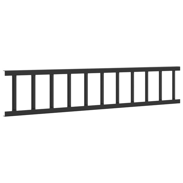 vidaXL Za&scaron;tita od snijega za krov Crna 300 x 2,5 x 20 cm Čelik