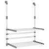 vidaXL Stalak za su&scaron;enje za balkon 54 x 25 x 42 cm aluminijski