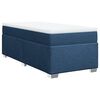 vidaXL Krevet s oprugama i madracem plavi 100 x 200 cm od tkanine