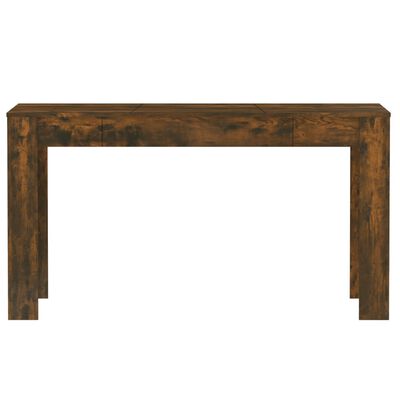 vidaXL Blagovaonski stol boja dimljenog hrasta 140x74,5x76 cm drveni