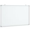 vidaXL Magnetna ploča bijela 80 x 50 x 1,7 cm aluminijska