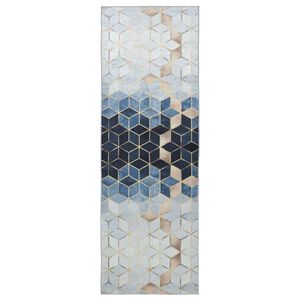 vidaXL Traka za tepih LESAKA Srebrna 100 x 300 cm Dijamantni bar&scaron;un