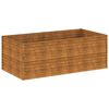 vidaXL Povi&scaron;ena vrtna gredica 196 x 100 x 69 cm od čelika COR-TEN