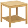 vidaXL Bocni stol Prirodna nafta 45 x 45 x 45 cm Čvrsto drvo akacije