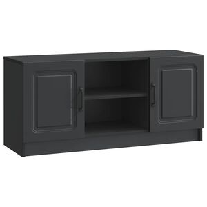 vidaXL TV ormar Crna 102 x 34,5 x 47 cm Konstruirano drvo