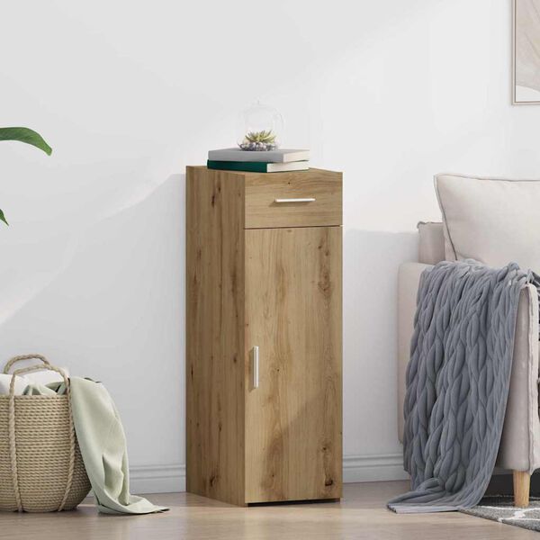 vidaXL Kreveta s ladicama Umjetnički hrast 30 x 42,5 x 93 cm