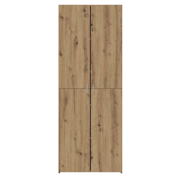 vidaXL Highboard 2 pcs Umjetnički hrast 70 x 42,5 x 185 cm