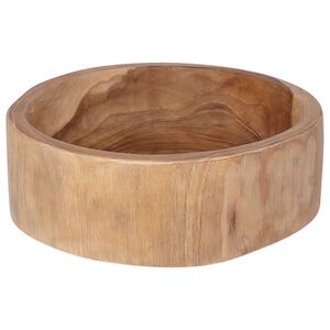 vidaXL Zdjela za voće JEPARA Tamnije smeđi teak &Oslash; 30 cm