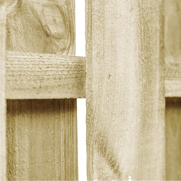 vidaXL Vrtna vrata od impregnirane borovine 100 x 75 cm