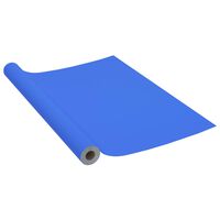 vidaXL Samoljepljiva folija za namještaj sjajna plava 500 x 90 cm PVC