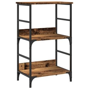 vidaXL Ormar za knjige staro drvo 50x33x82 cm konstruirano drvo