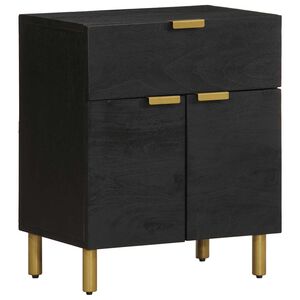 vidaXL Noćni ormarić crni 50 x 33 x 60 cm od konstruiranog drva