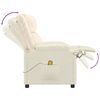 vidaXL Masažna fotelja od umjetne kože krem