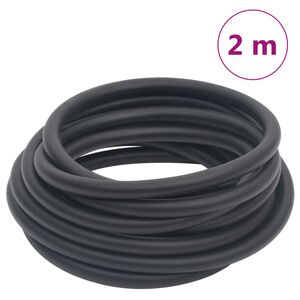 vidaXL Hibridno zračno crijevo crno 0,6 " 2 m od gume i PVC-a