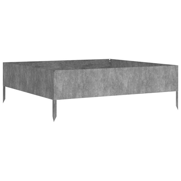 vidaXL Povišena vrtna gredica 100 x 100 x 33,5 cm od čelika COR-TEN