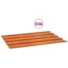 vidaXL Krovni paneli 36 kom boja hrđe 60 x 44 cm od čelika COR-TEN