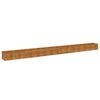 vidaXL Povi&scaron;ena vrtna gredica 580x50x36 cm Corten čelik