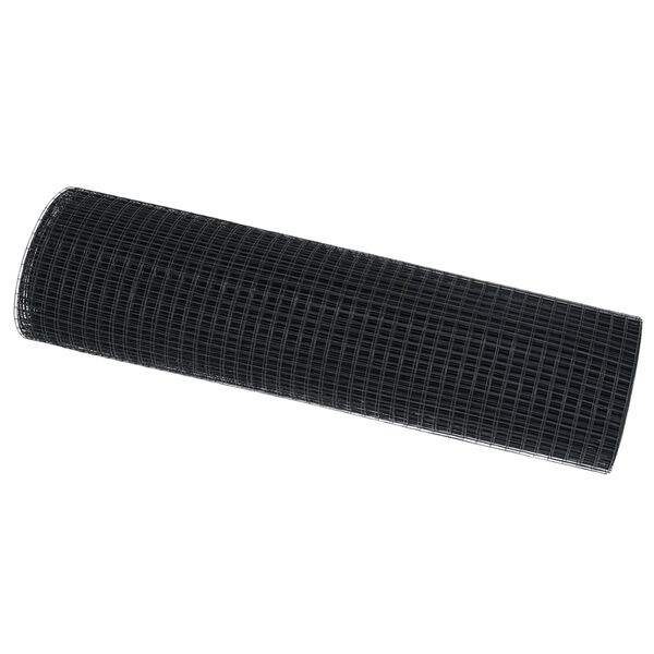 vidaXL Zavarena žičana ograda Siva 0.4 x 50 m Čelik