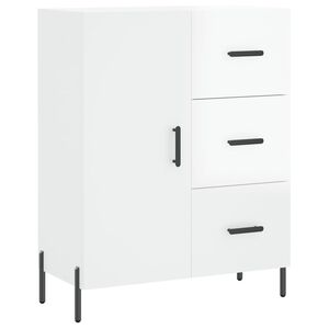 vidaXL Komoda sjajna bijela 69,5x34x90 cm od konstruiranog drva
