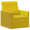 vidaXL Jednokrevetni Sofa Žuta 70 x 81 x 82 cm Bar&scaron;un